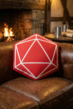 D20 Dice Pillow - RPG Gaming Cushion