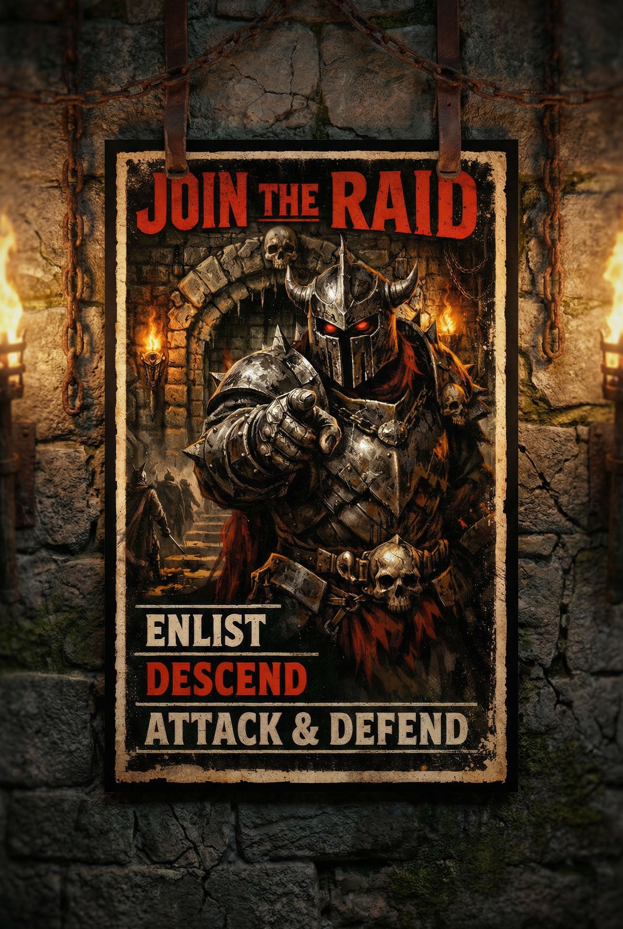 'Join the Raid' - Artica Empire Print