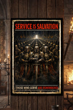 'Service is Salvation' - Artica Empire Print