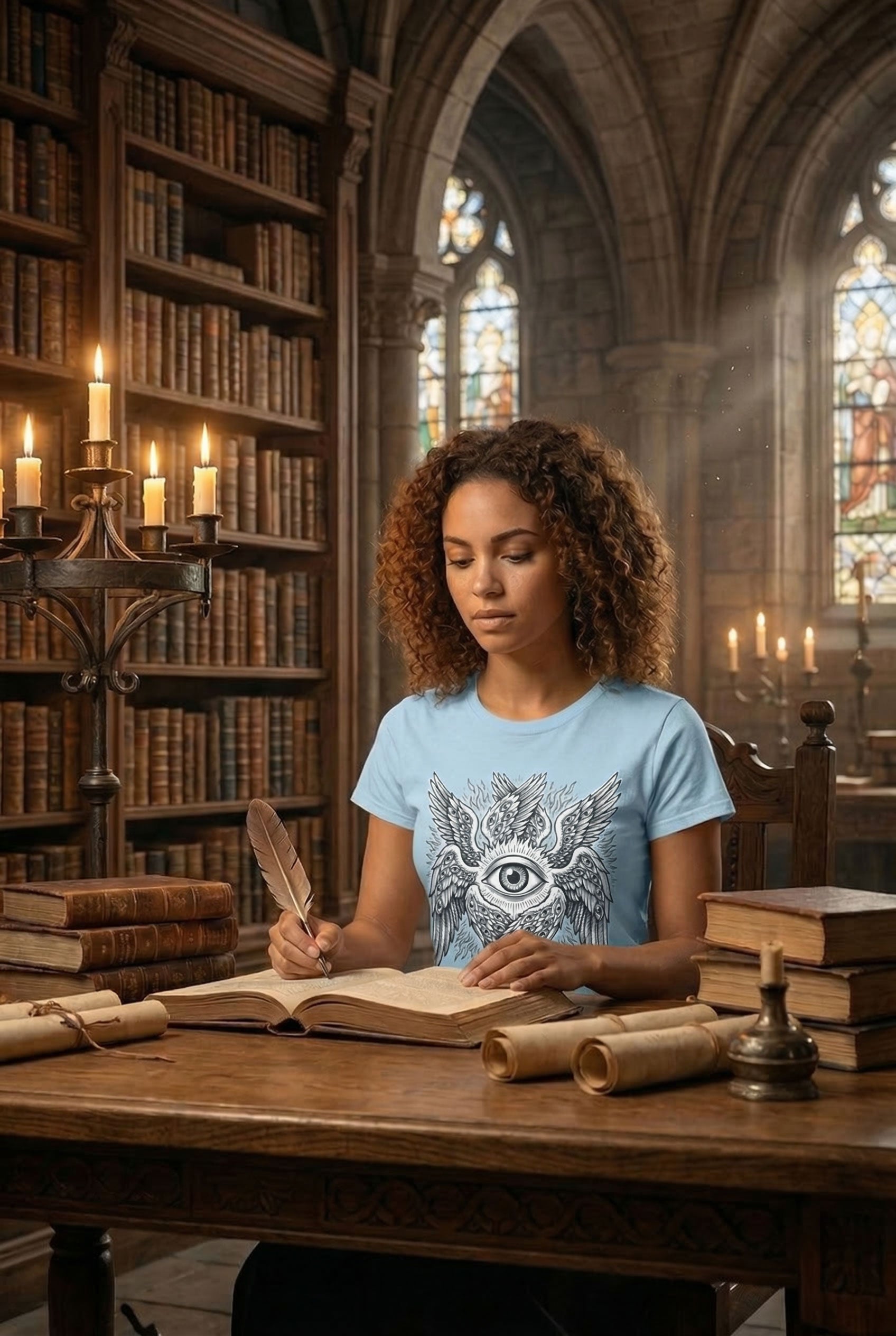 Eye of the Seraphim (Gothic Tee)